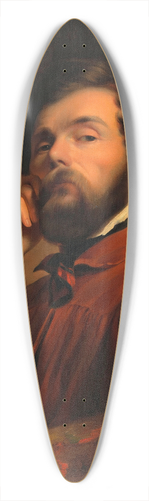 Friedrich von Amerling - Selbstbildnis Friedrich von Amerling 39.3 inch art pintail longboard deck