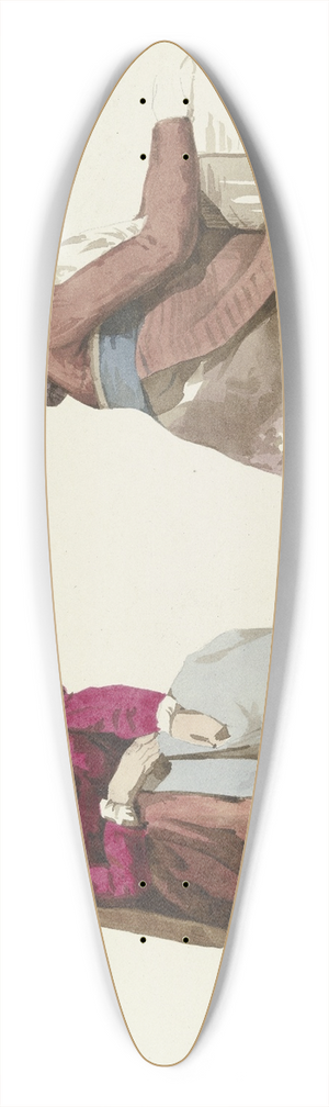 Friedrich Wilhelm Ludwig - Roman garb 39.3 inch art pintail longboard deck