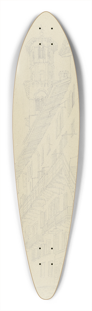 Friedrich Wilhelm Ludwig - Verona 39.3 inch art pintail longboard deck