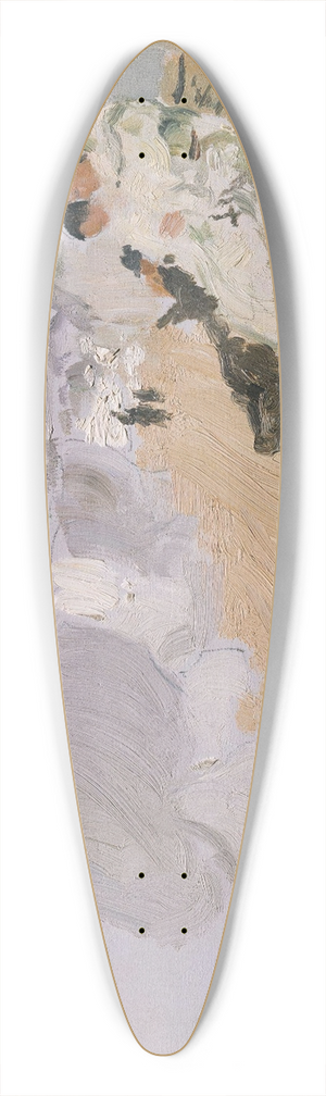 Frits Thaulow - Monks on the Deck 39.3 inch art pintail longboard deck
