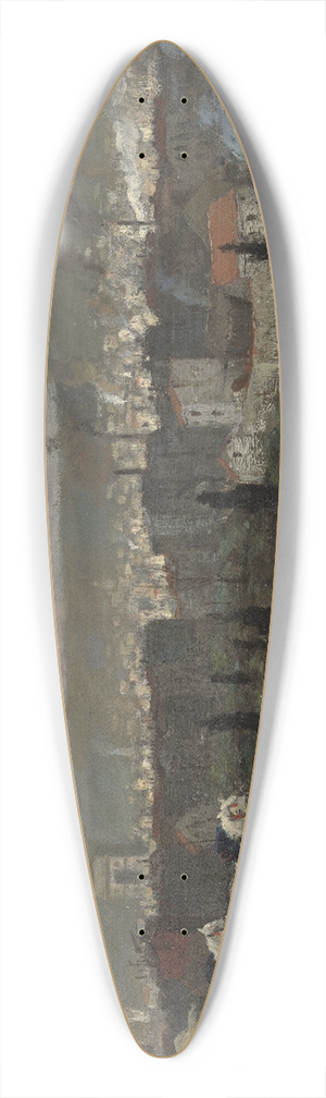 Frits Thaulow - Parisian View 39.3 inch art pintail longboard deck