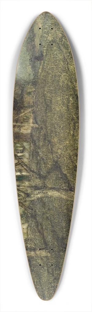 Frits Thaulow - Shadows 39.3 inch art pintail longboard deck