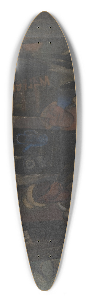 Frits van den Berghe - Malpertuus 39.3 inch art pintail longboard deck