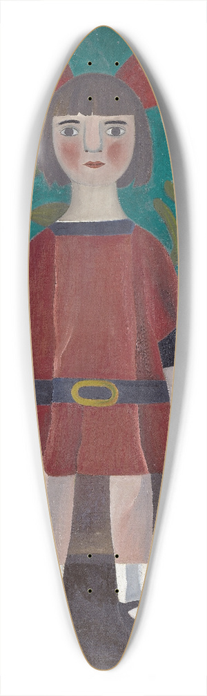 Fritz Baumann - Yvonne 39.3 inch art pintail longboard deck