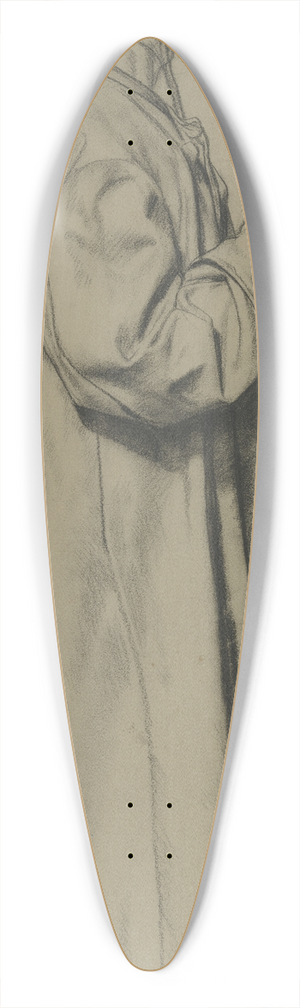 Fritz Boehle - Dante stehend mit Lorbeerkranz 39.3 inch art pintail longboard deck