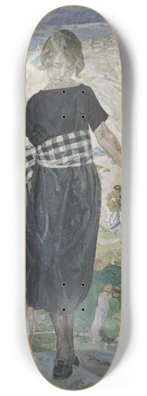 Carl Wilhelmson - Jumping Dog 8.25 inch art skate deck