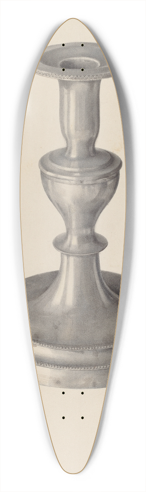 Fritz Boehmer - Candlestick 39.3 inch art pintail longboard deck