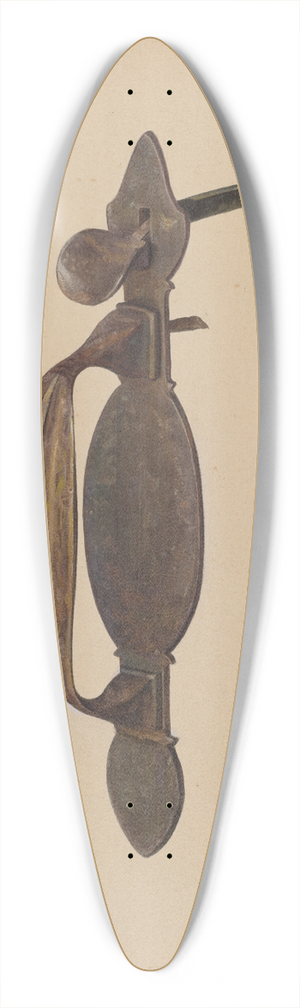 Fritz Boehmer - Latch 39.3 inch art pintail longboard deck