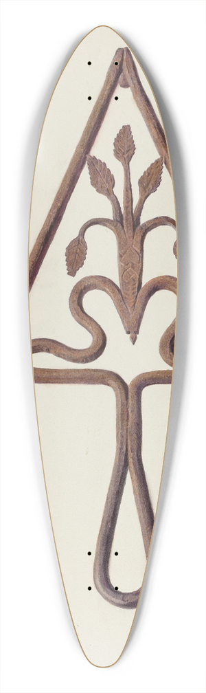 Fritz Boehmer - Trivet 39.3 inch art pintail longboard deck