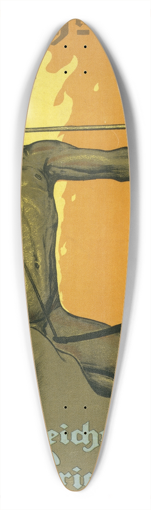 Fritz Erler - Der 9te Pfeil, zeichnet Kriegsanleihe 39.3 inch art pintail longboard deck