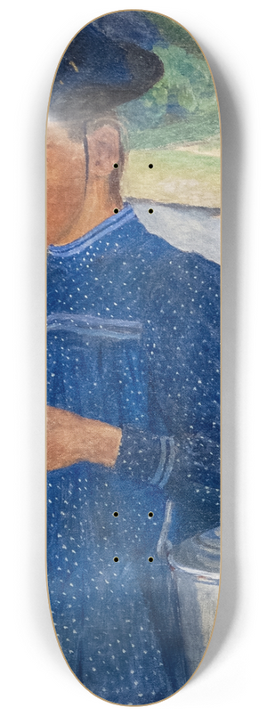 Carl Wilhelmson - Two Girls on the Road 8.25 inch art skate deck