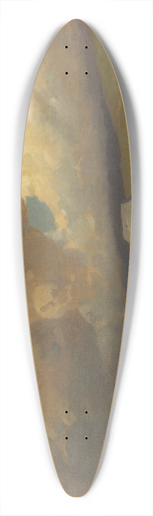 Fritz Reiss - Lonely Black Forest Farm 39.3 inch art pintail longboard deck
