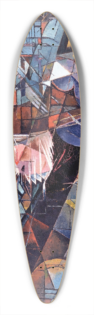 Fritz Stuckenberg - Das Liebespaar 39.3 inch art pintail longboard deck