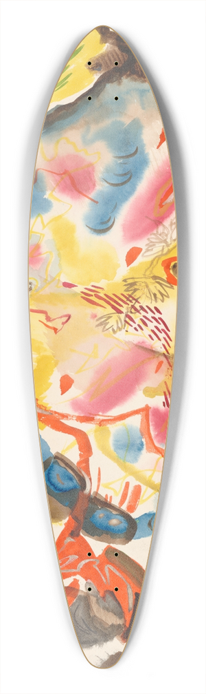 Fritz Stuckenberg - Forms 39.3 inch art pintail longboard deck