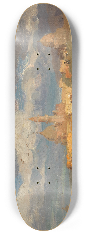 Carl Wuttke - Die Kalifengrber bei Kairo, Ende 8.25 inch art skate deck