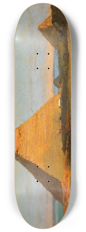 Carl Wuttke - Die Pyramiden von Gizeh 8.25 inch art skate deck