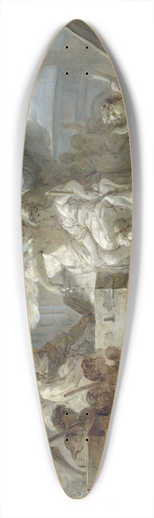 Gabriel-Franois Doyen - Allgorie de la ville de Paris 39.3 inch art pintail longboard deck
