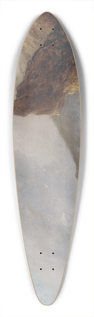 Gabriel Hippolyte Lebas - A Rocky Seacoast in a Storm 39.3 inch art pintail longboard deck Gabriel Hippolyte Lebas - A Rocky Seacoast in a Storm 39.3 inch art pintail longboard deck