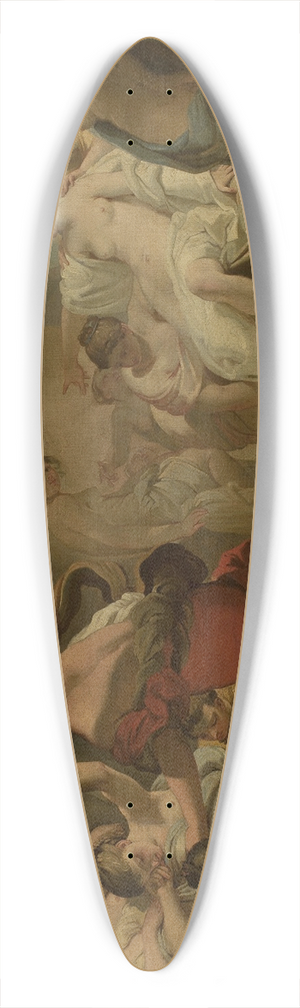 Gaetano Gandolfi - Dianas judgement of the nymph Callisto 39.3 inch art pintail longboard deck