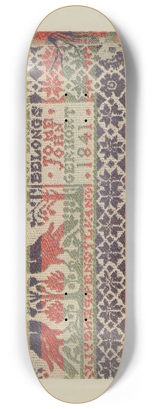 Carmel Wilson - Woven Coverlet 8.25 inch art skate deck