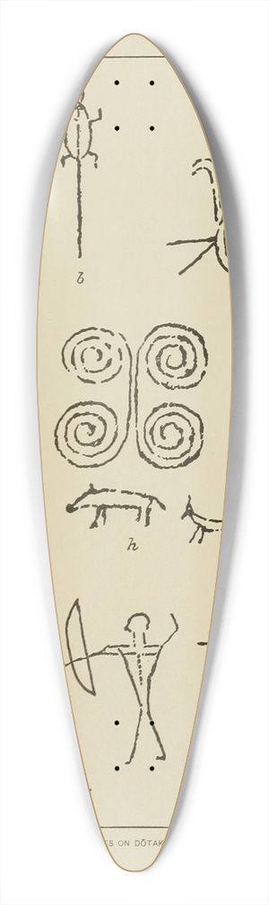 Garrick Mallery - Pictures on Dotaku, Japan 39.3 inch art pintail longboard deck