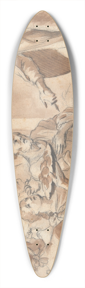 Gaspar de Crayer - Joseph DistributingWheat 39.3 inch art pintail longboard deck