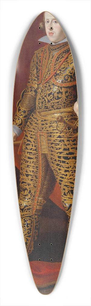 Gaspar de Crayer - Philip IV in Parade Armor 39.3 inch art pintail longboard deck