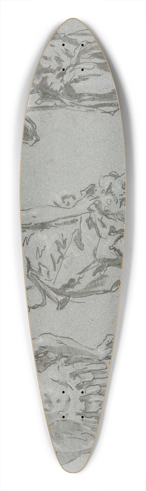 Gaspare Diziani - Mars, Venezia und Neptun (Scheinskulptur) 39.3 inch art pintail longboard deck