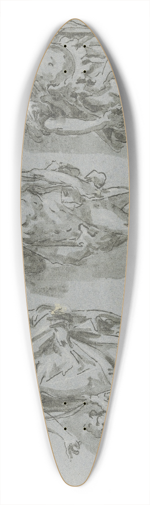 Gaspare Diziani - Venus, Merkur und Minerva (Scheinskulptur) 39.3 inch art pintail longboard deck