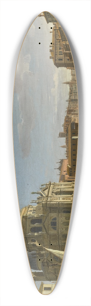 Gaspar Van Wittel - Venice, Santa Maria della Salute and the entrance to the Grand Canal 39.3 inch art pintail longboard deck