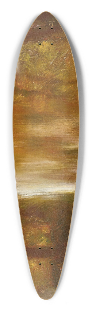Gaston La Touche - Le Jet Deau De Versailles 39.3 inch art pintail longboard deck