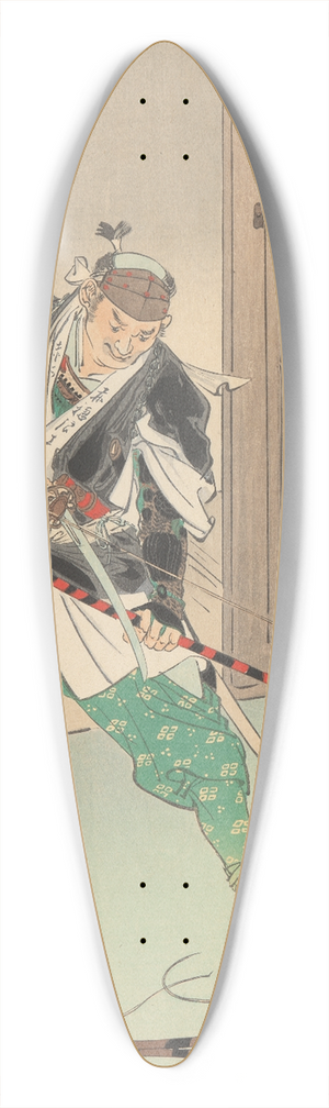 gata Gekk - Cutting the Bow Strings 39.3 inch art pintail longboard deck