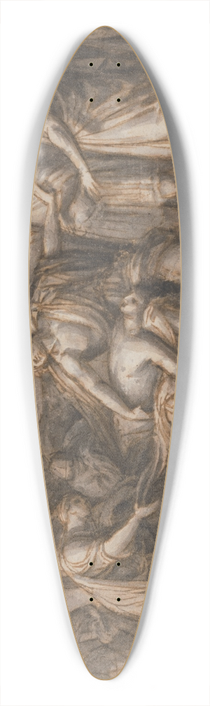 Gavin Hamilton - Achilles Lamenting the Death of Patroclus 39.3 inch art pintail longboard deck