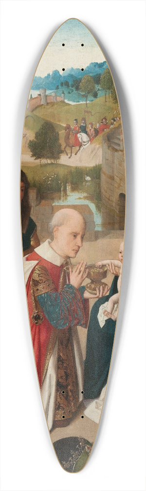 Geertgen tot Sint Jans - The Adoration of the Magi 39.3 inch art pintail longboard deck