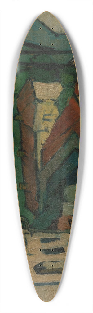 Gejza Schiller - Zber z Levoe 39.3 inch art pintail longboard deck
