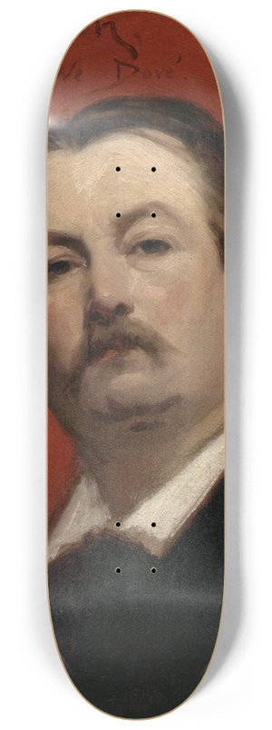 Carolus-Duran - Portrait of Gustave Dor 8.25 inch art skate deck