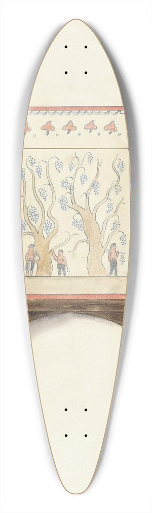 Geoffrey Holt - Restoration Drawing  Wall Decoration Over Doorway in Mission House 39.3 inch art pintail longboard deck