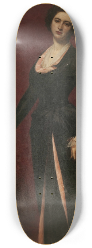 Carolus-Duran - Portrait of Mara Reyna de Fernndez Blanco 8.25 inch art skate deck