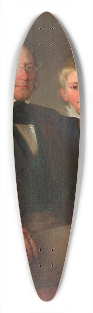 Georg Decker - Josef Moser (Polizeioffizier) mit seinem Sohn 39.3 inch art pintail longboard deck