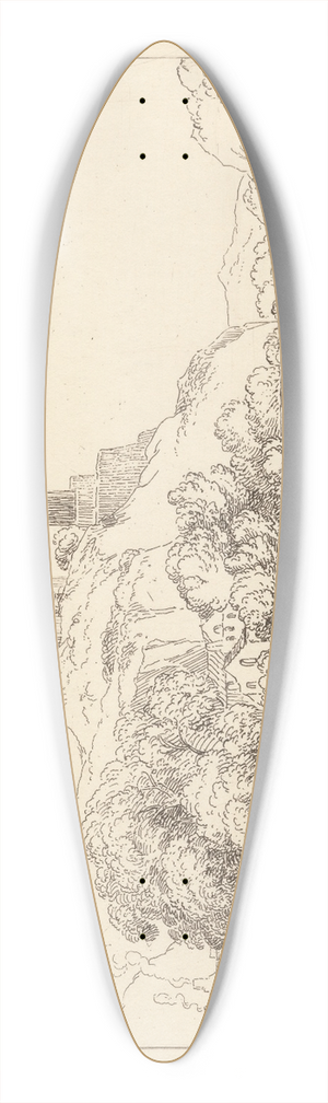 George Arnald - Choquer 39.3 inch art pintail longboard deck George Arnald - Choquer 39.3 inch art pintail longboard deck