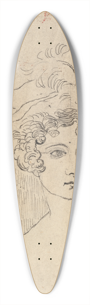 George Augustus Sala - Duchesse de Berri 39.3 inch art pintail longboard deck