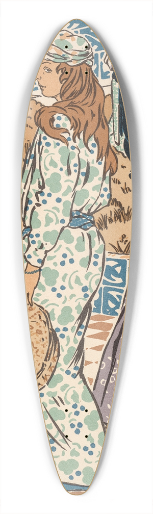 George Auriol - Scheherazade 39.3 inch art pintail longboard deck