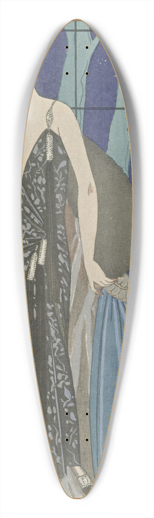 George Barbier - Alcyone ; Robe et manteau du soir, de Worth 39.3 inch art pintail longboard deck