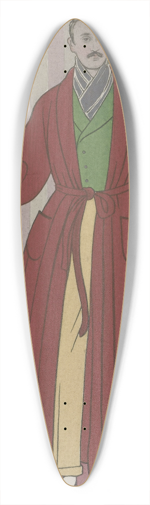 George Barbier - Journal des Dames et des Modes; the Fashion Illustrators. 39.3 inch art pintail longboard deck