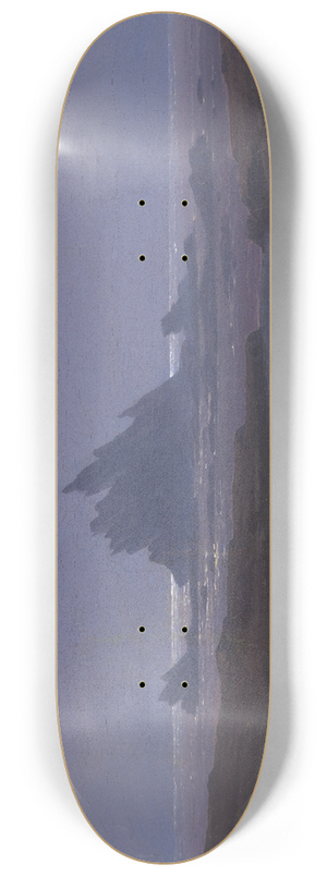 Caspar David Friedrich - Felsenriff am Meeresstrand 8.25 inch art skate deck