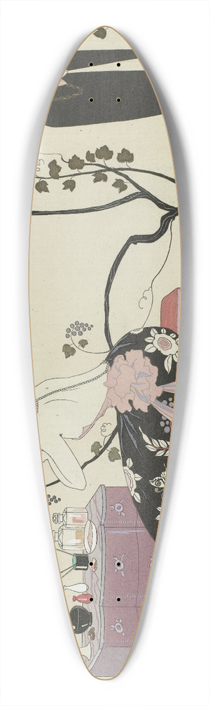 George Barbier - Le Grand Decolletage 39.3 inch art pintail longboard deck