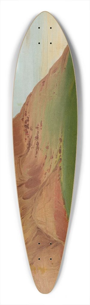 George Catlin - View In The Grand Detour, 1900 Miles Above St. Louis 39.3 inch art pintail longboard deck George Catlin - View In The Grand Detour, 1900 Miles Above St. Louis 39.3 inch art pintail longboard deck