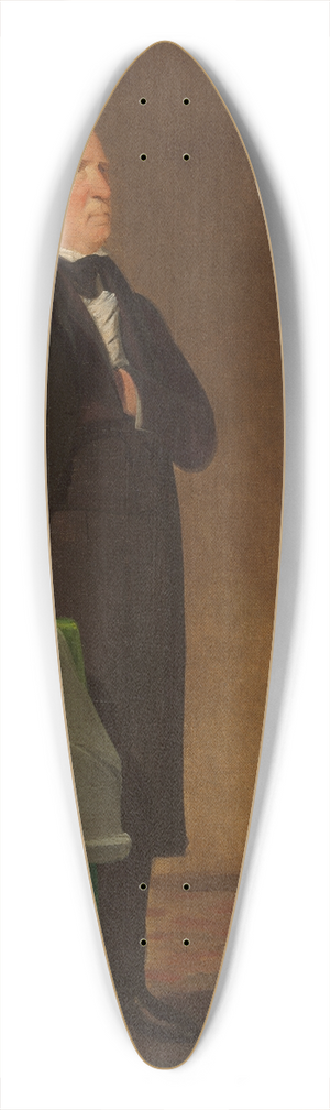 George Catlin - William Clark 39.3 inch art pintail longboard deck