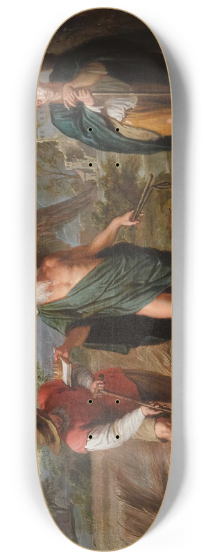 Caspar Jacob Van Opstal The Younger - Allegory Of Time, Work And Idleness 8.25 inch art skate deck