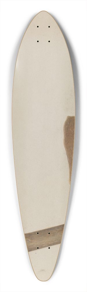 George C. Brown - Drawknife 39.3 inch art pintail longboard deck